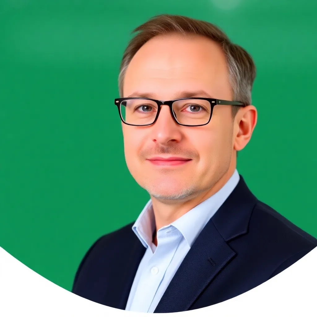 Profesionálny muž v obleku, 40 rokov, s okuliarmi