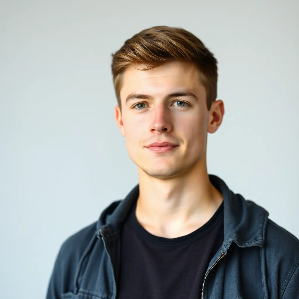 Mladý muž v casual oblečení, 30 rokov, krátke vlasy